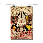 Gravity Falls Bill Cipher Red Blood Poster Wall Decor