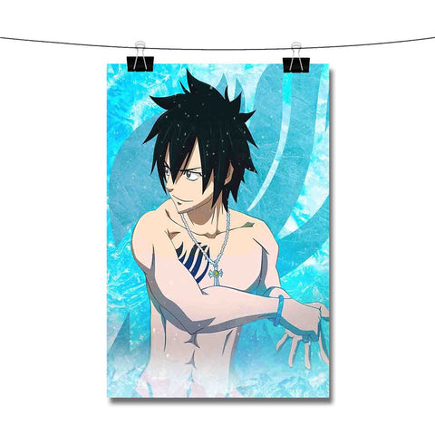 Gray Fullbuster Ice Wizard Poster Wall Decor