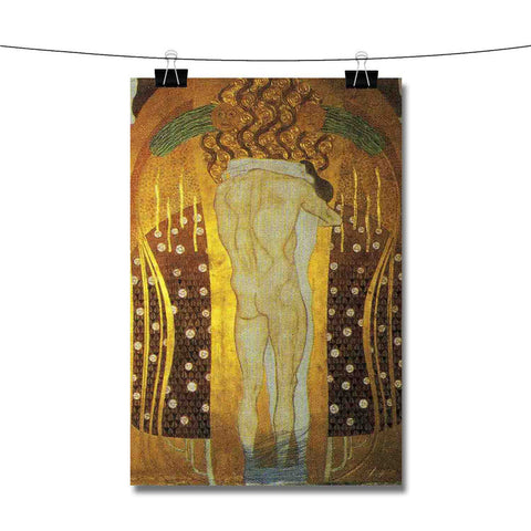 Gustav Klimt Beethoven Frieze Art Poster Wall Decor