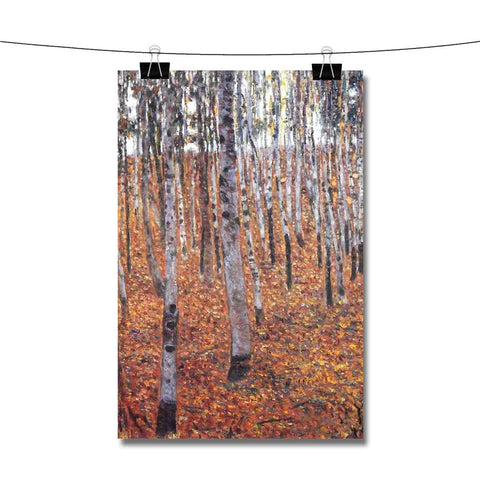 Gustav Klimt Forest of Beech Trees Poster Wall Decor