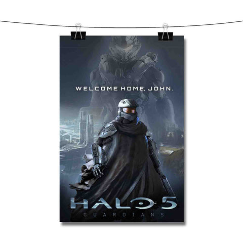 Halo 5 Guardians Welcome Home John Poster Wall Decor