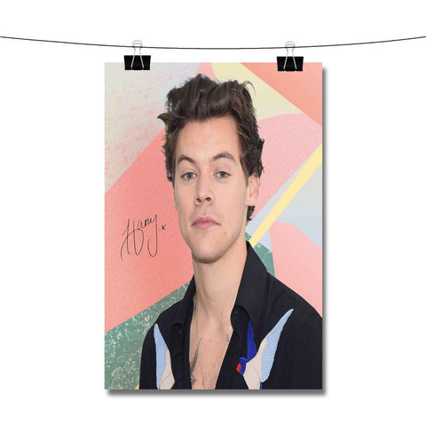 Harry Styles Signature Poster Wall Decor