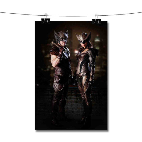 Hawkman and Hawkgirl DC s Legends pf Tomorrow Poster Wall Decor
