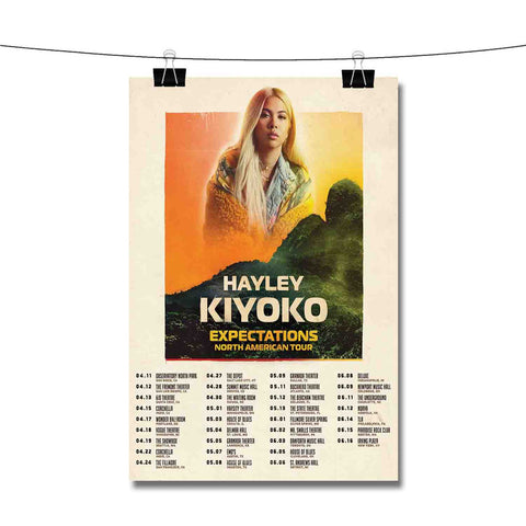 Hayley Kiyoko Expectations North American Tour Poster Wall Decor