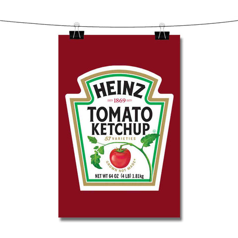 Heinz Tomato Ketchup Poster Wall Decor
