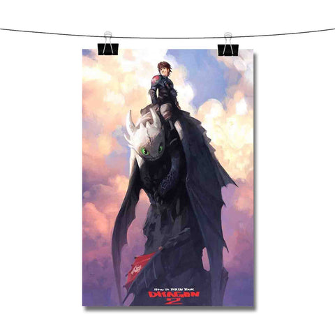 Hiccup and Toothless How To Train Your Dragon 2 Poster Wall Decor