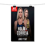 Holly Holm vs Bethe Correia Poster Wall Decor