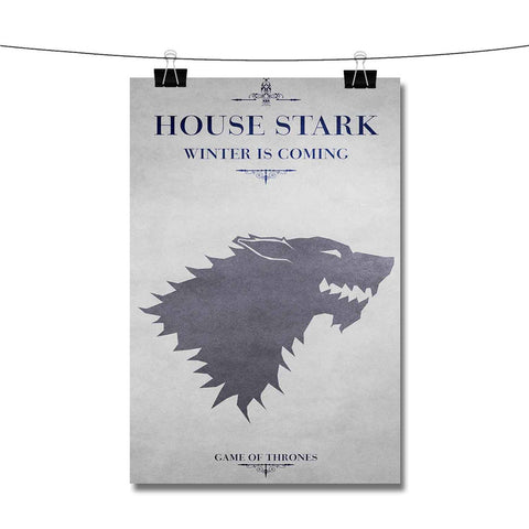 House Stark Game Of Thrones Poster Wall Decor