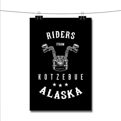 Riders from Kotzebue Alaska Poster Wall Decor