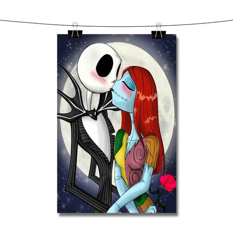 Jack Skellington and Sally The Nightmare Before Christmas Poster Wall Decor