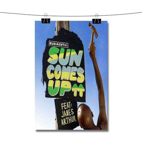 James Arthur Sun Comes Up Poster Wall Decor