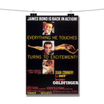 James Bond 007 Goldfinger Poster Wall Decor