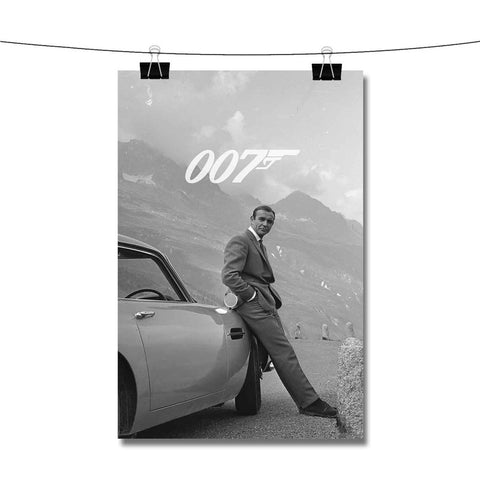 James Bond Aston Martin Poster Wall Decor