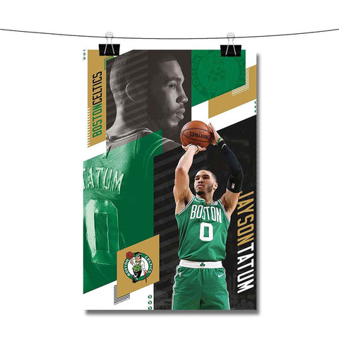 Jayson Tatum Boston Celtics NBA Poster Wall Decor