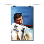 John F Kennedy Smoke Poster Wall Decor