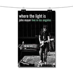 John Mayer Where The Light Is Poster Wall Decor