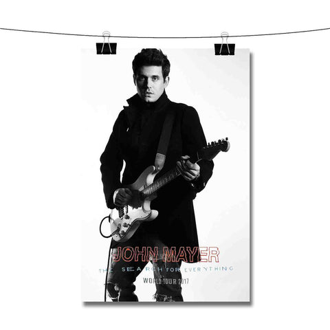 John Mayer World Tour 2017 Poster Wall Decor