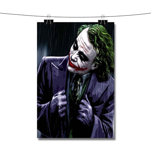 Joker in the Rain Poster Wall Decor
