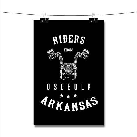 Riders from Osceola Arkansas Poster Wall Decor