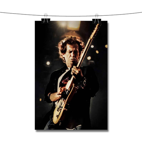 Keith Richards Guitar Poster Wall Decor