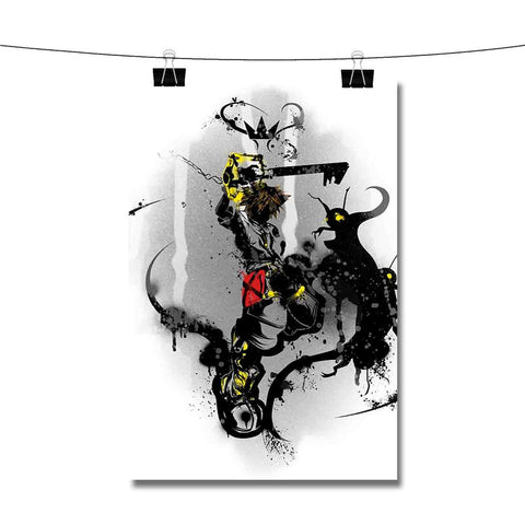 Kingdom Hearts Simple and Clean Poster Wall Decor