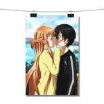 Kirito and Asuna Sword Art Online Kiss Poster Wall Decor