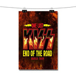Kiss End Of The Road Poster Wall Decor