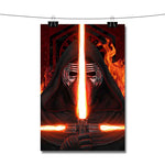 Kylo Ren Star Wars Triple Light Saber Poster Wall Decor