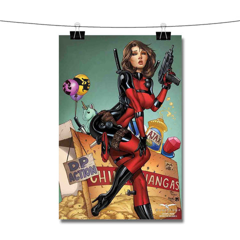 Lady Deadpool Poster Wall Decor