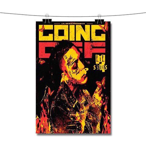 Lil Skies Going Off Rap Poster Wall Decor