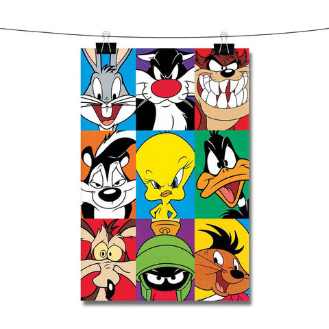 Looney Tunes Characters Poster Wall Decor