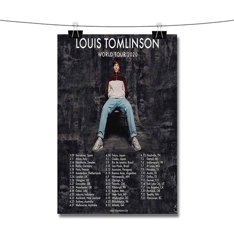 Louis Tomlinson World Tour 2020 Poster Wall Decor