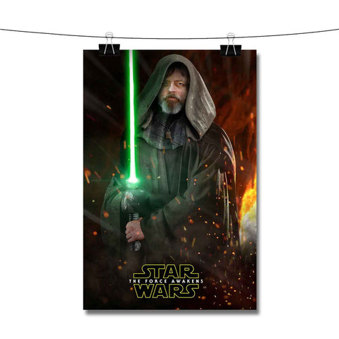Luke Skywalker Star Wars The Force Awakens Poster Wall Decor