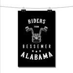 Riders from Bessemer Alabama Poster Wall Decor