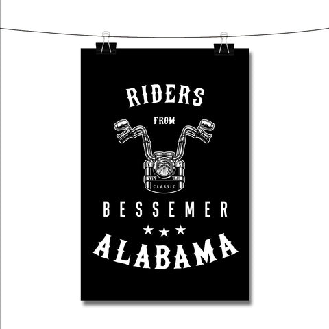 Riders from Bessemer Alabama Poster Wall Decor