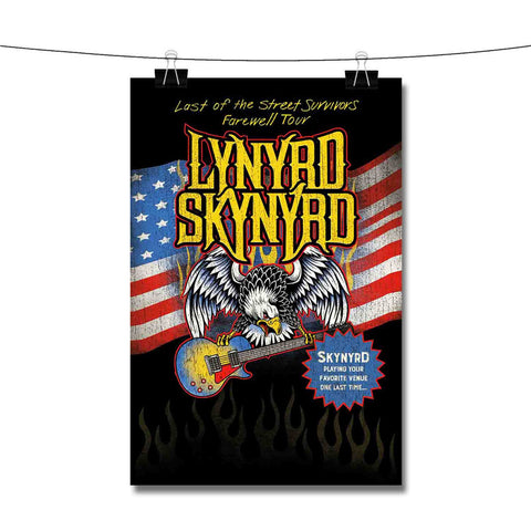 Lynyrd Skynyrd Last of the Street Survivors Farewell Tour Poster Wall Decor