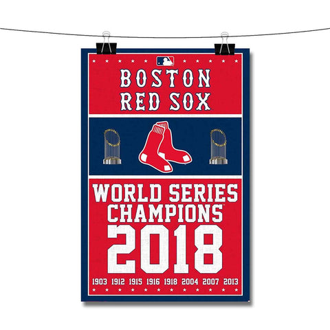 MLB Boston Red Sox Champions Poster Wall Decor