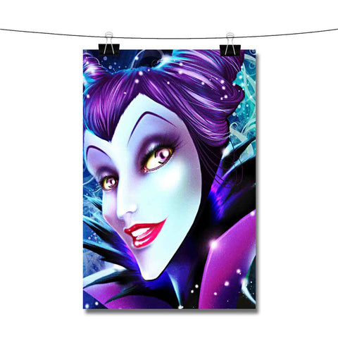 Maleficent Face Poster Wall Decor