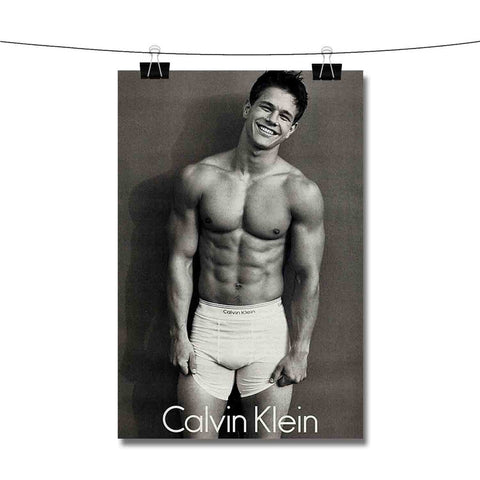 Mark Wahlberg Calvin Klein Shirtless Poster Wall Decor