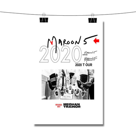 Maroon 5 2020 Tour Poster Wall Decor