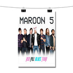 Maroon 5 Red Pill Blues Tour 2018 Poster Wall Decor