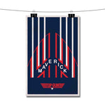 Maverick Helmet Top Gun Poster Wall Decor