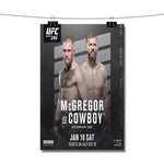 Mc Gregor vs Cowboy Poster Wall Decor