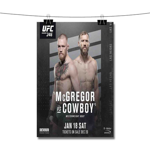 Mc Gregor vs Cowboy Poster Wall Decor