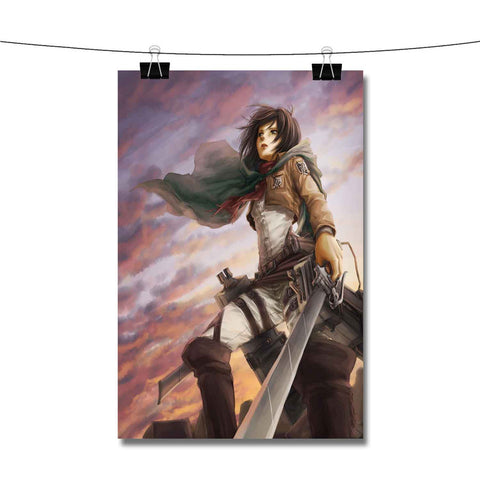 Mikasa Ackerman Shingeki no Kyojin Poster Wall Decor