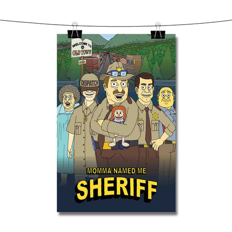 Momma Named Me Sheriff Poster Wall Decor