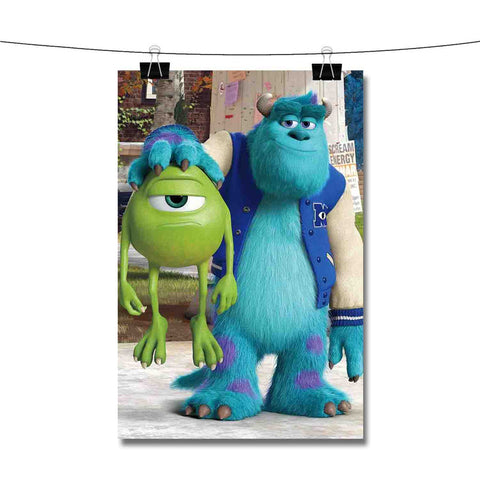 Monster University Mike and Sulley Friendship Poster Wall Decor