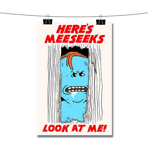 Mr Meeseek s Rick and Morty Poster Wall Decor