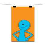 Mr Meeseeks Rick and Morty Poster Wall Decor