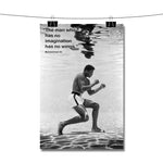 Muhammad Ali Underwater Quotes Poster Wall Decor